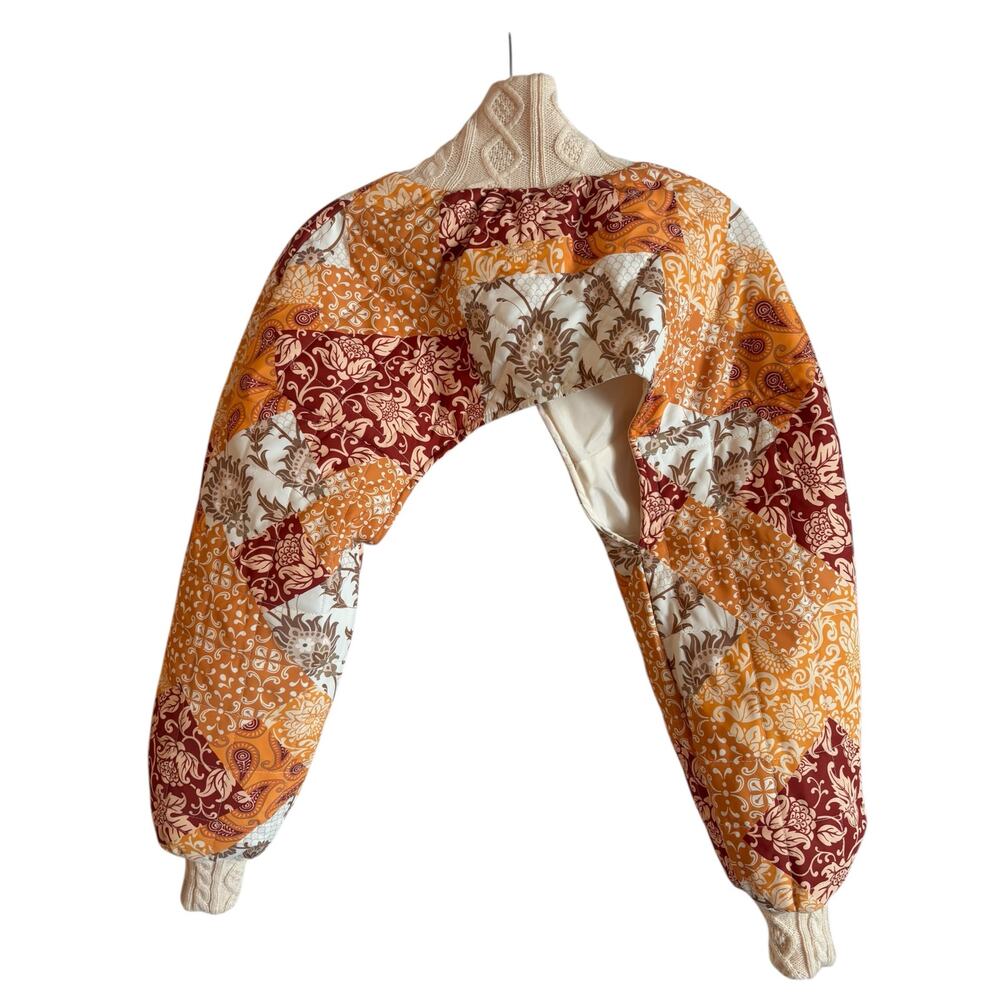 House Of Harlow 1960 Women’s Floral Turtleneck Shrug Bolero Sweater OS